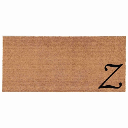 Calloway Mills Monogram Door Mat, Black, Natural, 24 in W x 48 in L 153622448Z